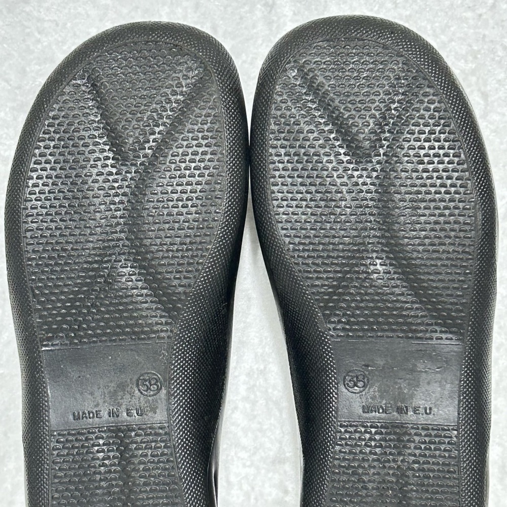 Hammacher Schlemmer Black Walk On Air Slip On Mules Shoes SZ EU 38 US 8-8.5 - Picture 9 of 12